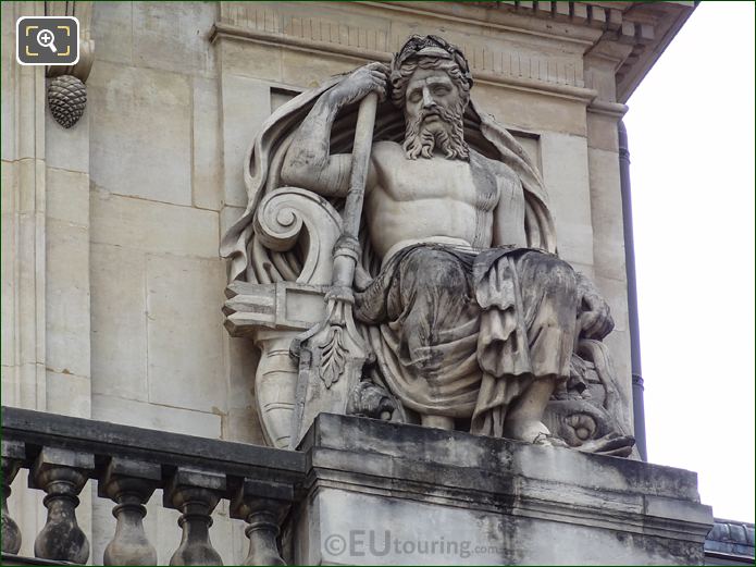 La Navigation statue, Palais Royal, Paris
