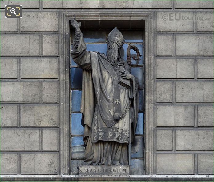 Saint Jean de Chrisostome statue, Eglise de la Madeleine