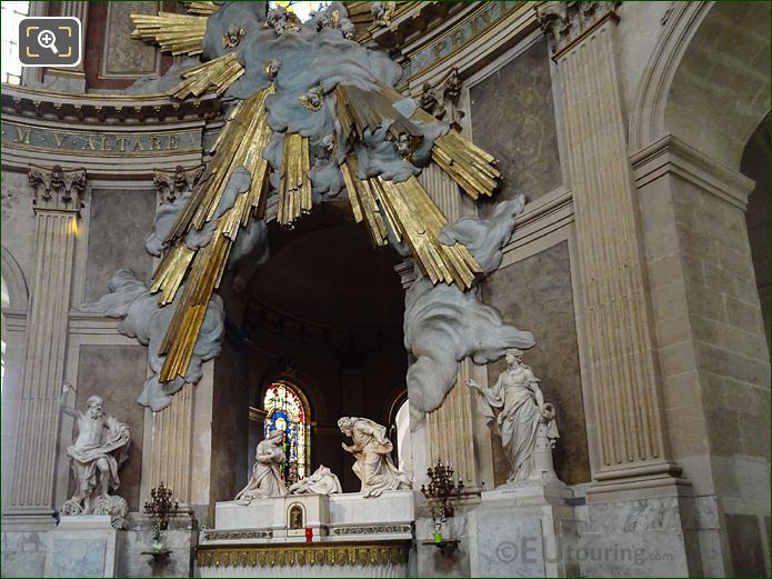 Eglise Saint-Roch statue of Sainte Barbe in Paris