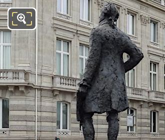 Back of Thomas Jefferson Monument in Paris by Jean Cardot