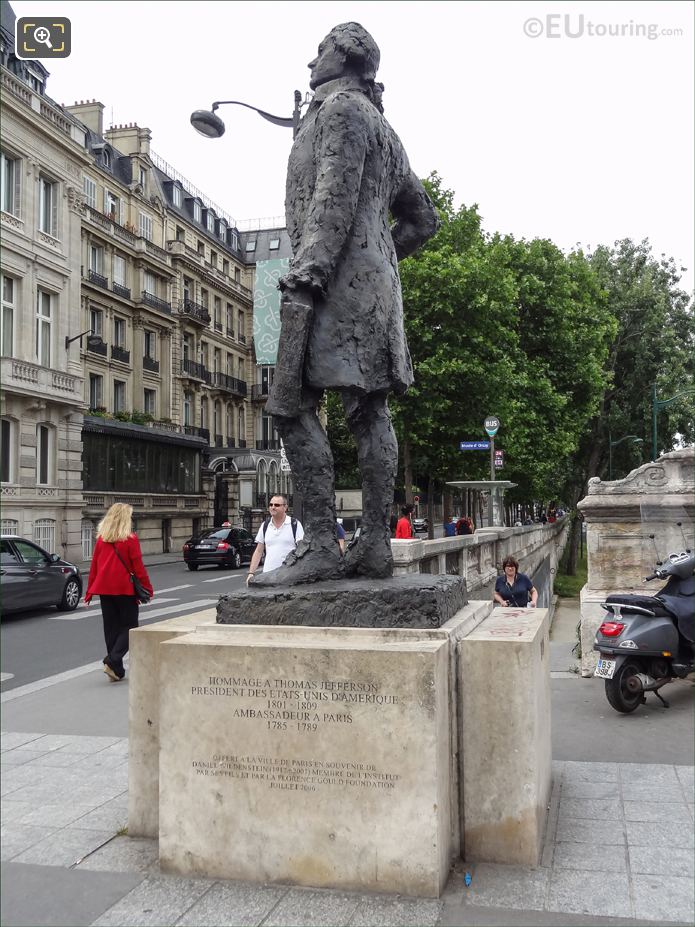 Thomas Jefferson Monument, Quai Anatole France, Paris