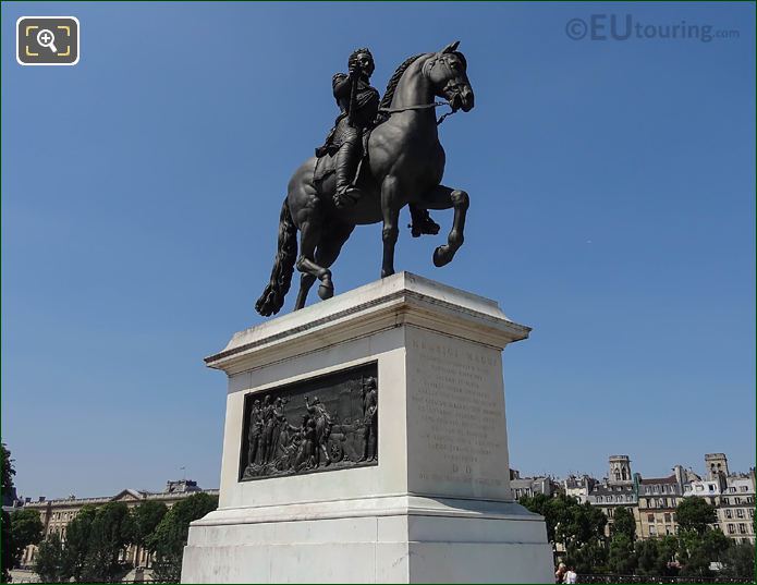 Equestrian Statue Of King Henri IV By Francois-Frederic Lemot