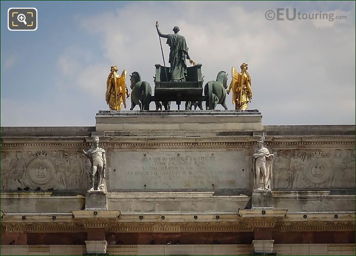 Back of the Horses of Saint Mark quadriga statues