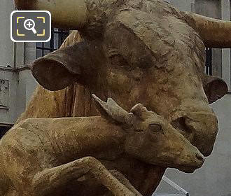 The Trocadero Bull and Deer statue
