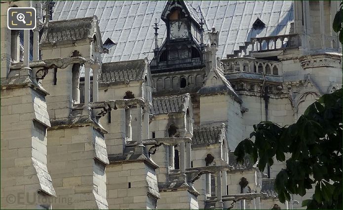 Gargoyle statues on Notre Dame Cathedral