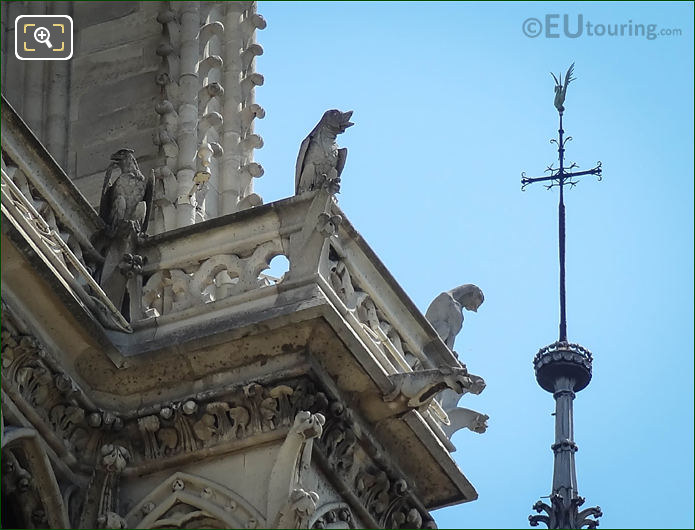 Notre Dames Chimera statues from 1845-1870