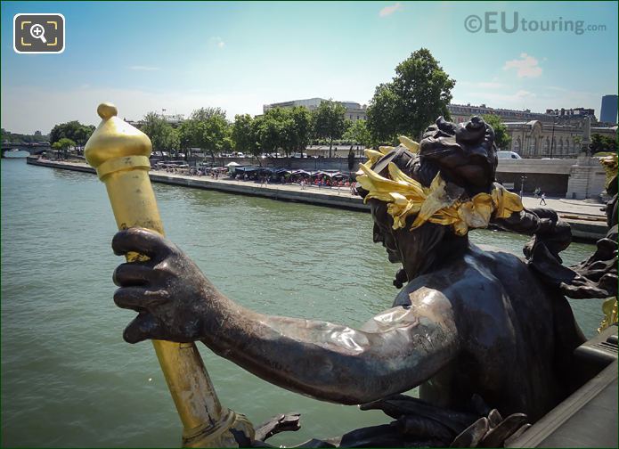 RHS Nymph on eastern side of the Pont Alexandre III