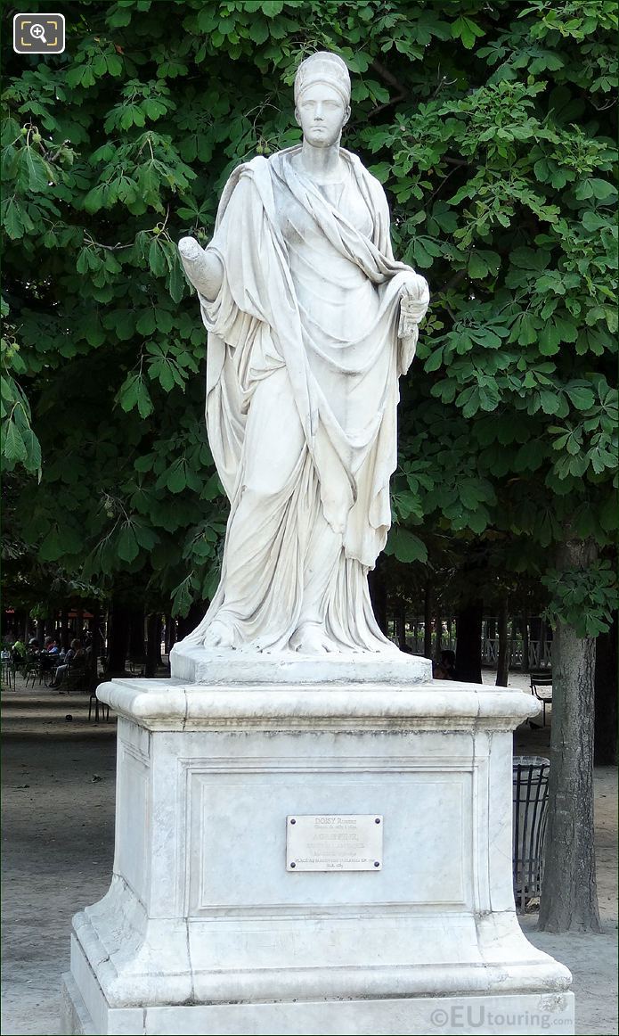 Tuileries Gardens and the Agrippine D'Apres l'antique statue