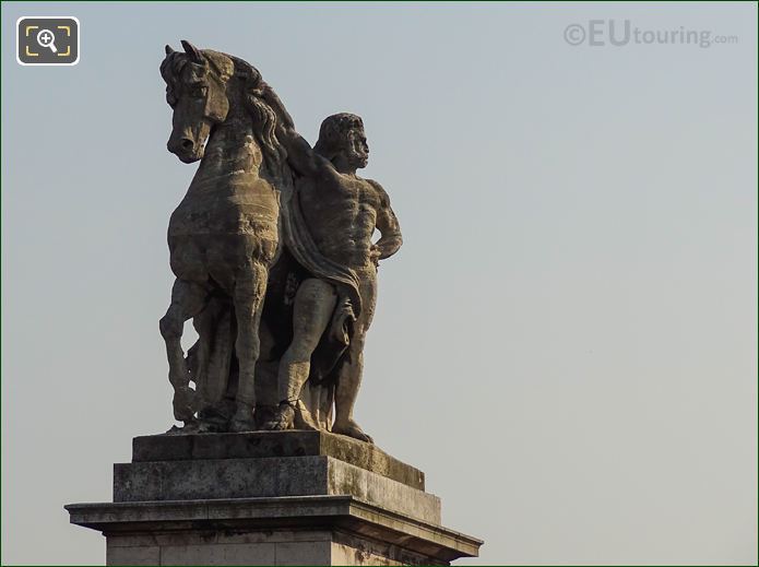 Pont d'Iena statue Gallic Warrior