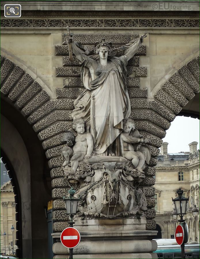 Marine Guerriere statue by Francois Jouffroy