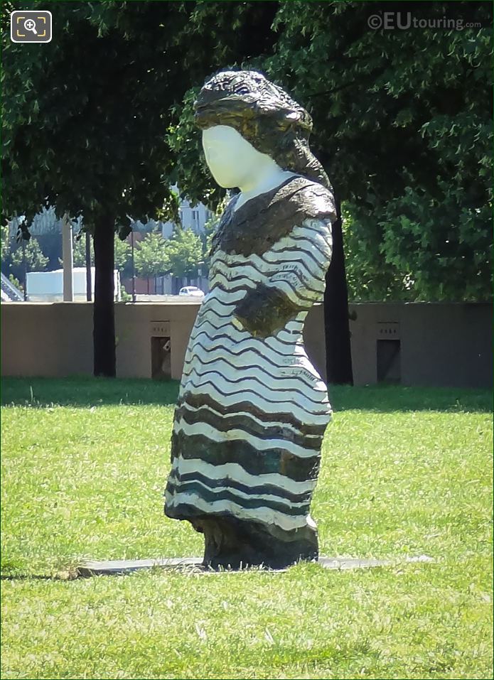 Kahina the Kabyle statue within Parc de Bercy