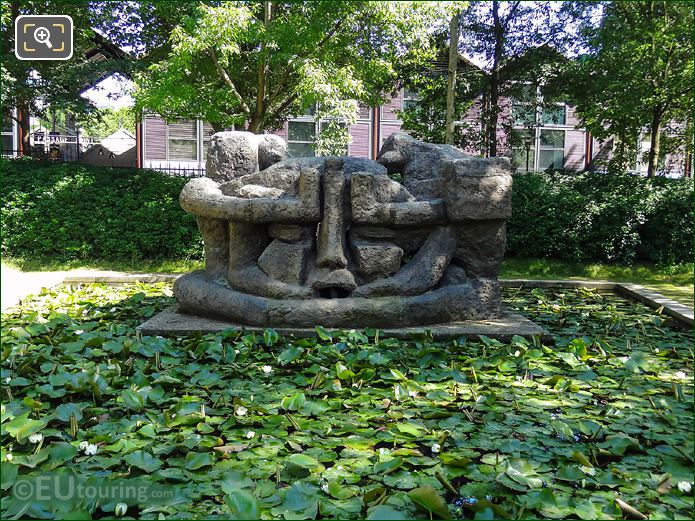 La Demeure X statue in Paris