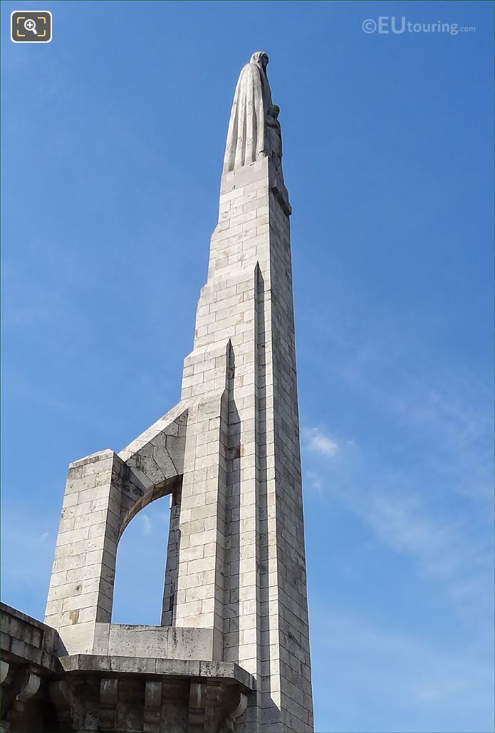 Saint Genevieve statue South Side