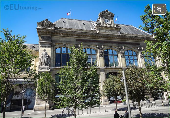 l'Agriculture statue on Gare d'Austerlitz facade