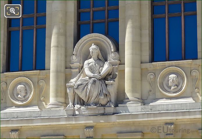 l'Histoire Naturelle statue