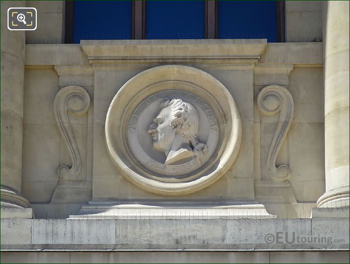 Antoine Laurent de Jussieu sculpture in Paris