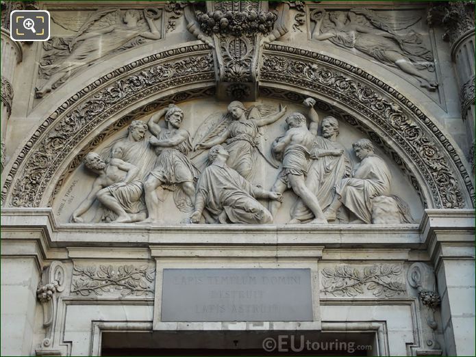 Stoning of Saint Stephen sculpture by Gabriel Thomas