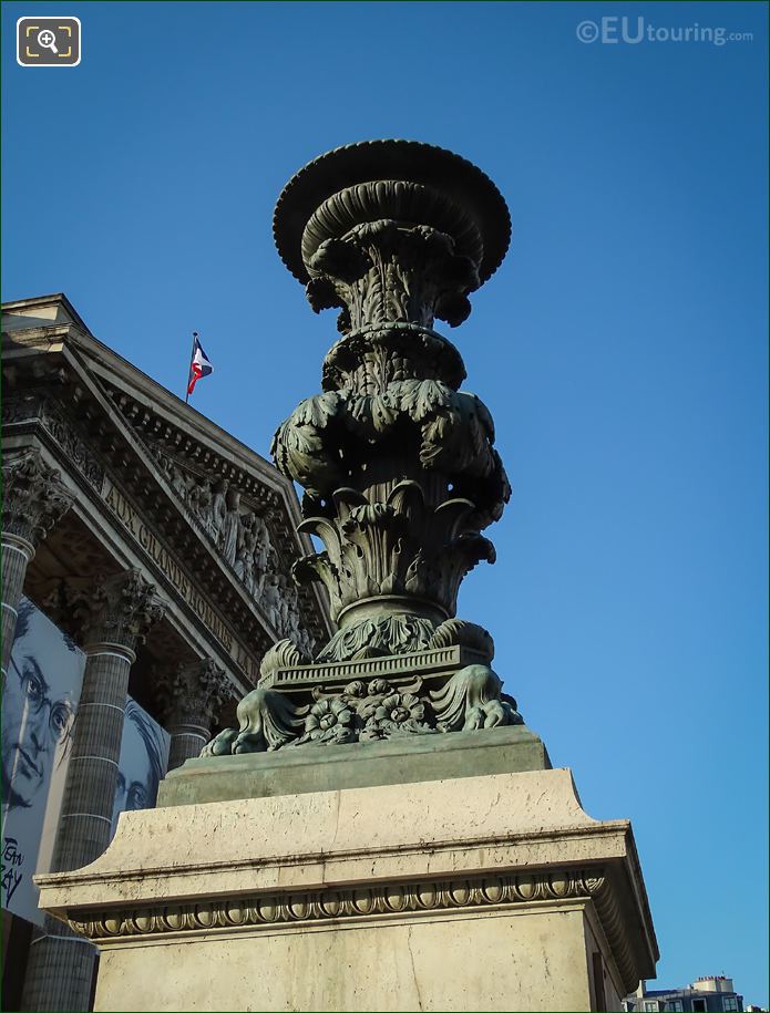 Bronze candelabra by Victor Baltard