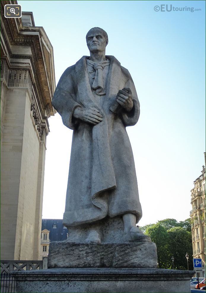 Jean-Jacques Rousseau statue by Andre Bizette-Lindet