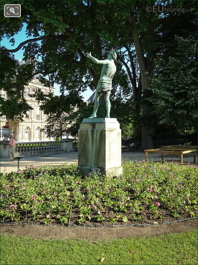 Bronze statue called L'Acteur Grec by Bourgeois