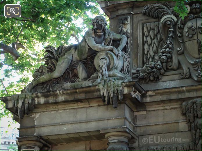 Naiad or Water Nymph statue by sculptor Claude Ramey