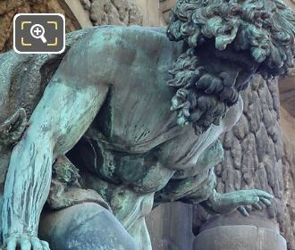 Polyphemus statue at Jardin du Luxembourg