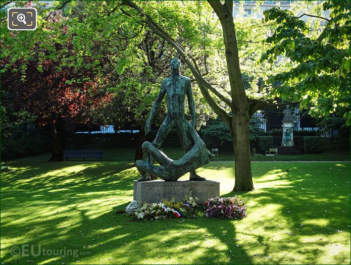 French Resistance monument for the young people who died