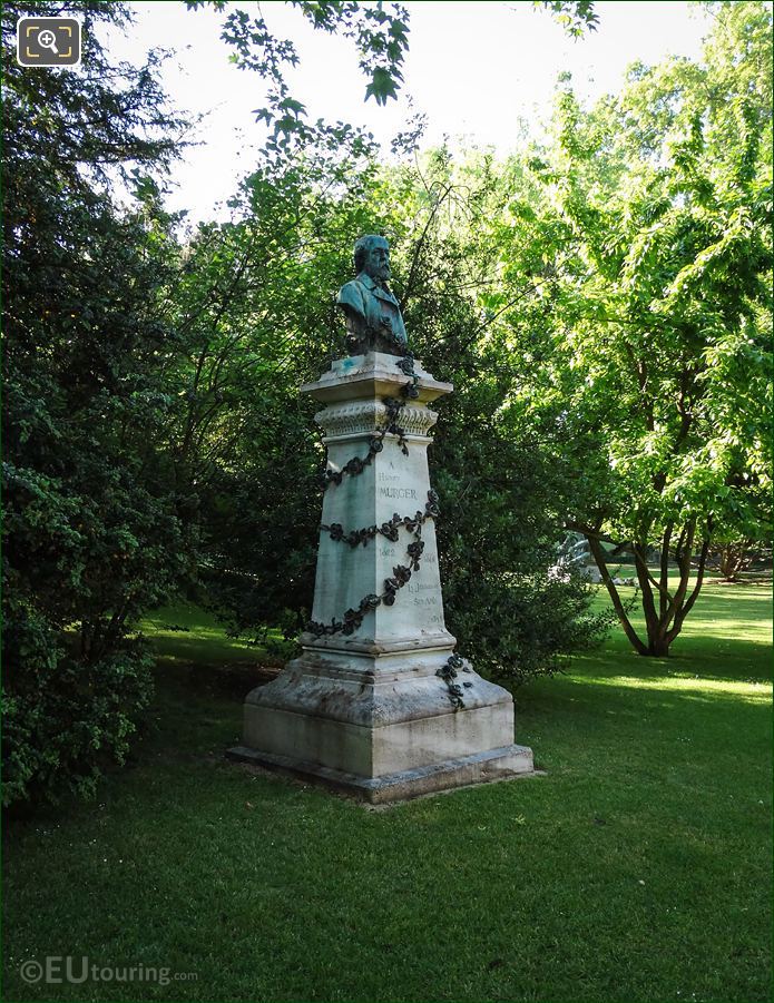 Luxembourg Gardens Henry Murger monument