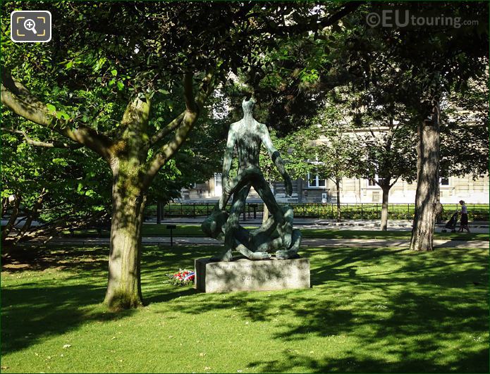 French Resistance monument at Jardin du Luxembourg