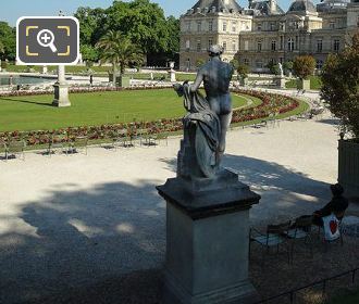 Luxembourg Gardens God of fire statue Vulcain