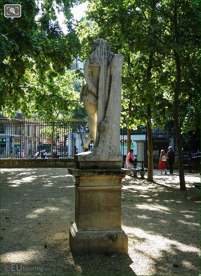 Back of Velleda statue at Luxembourg Gardens