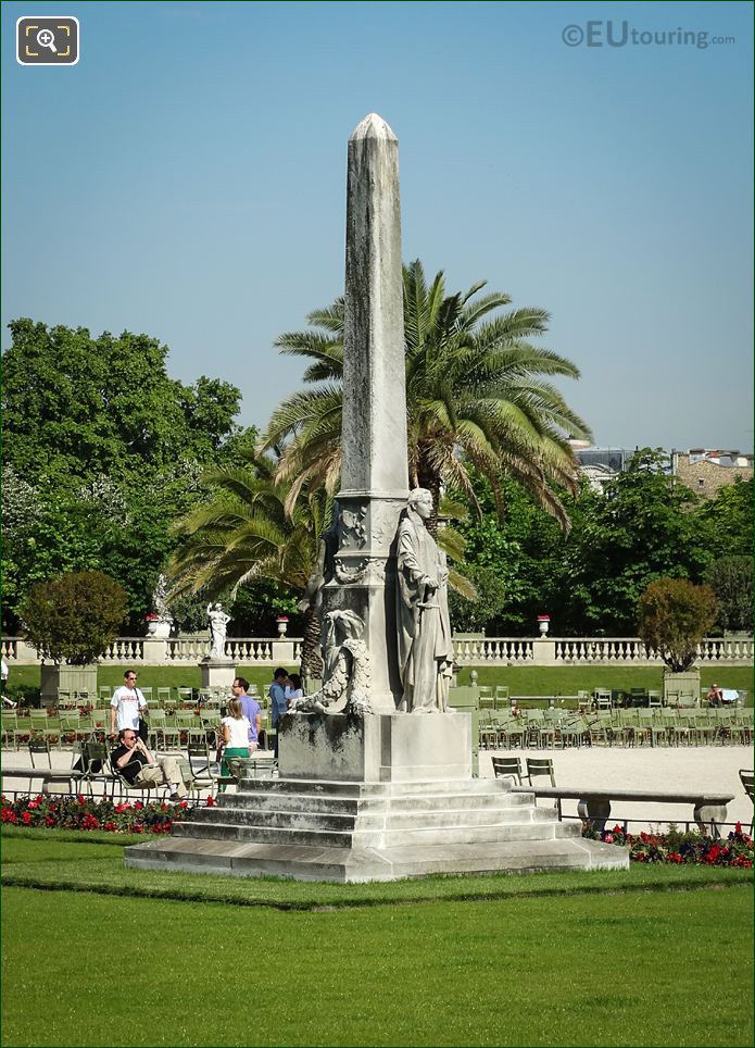 Auguste Scheurer Kestner monument in Luxembourg Gardens