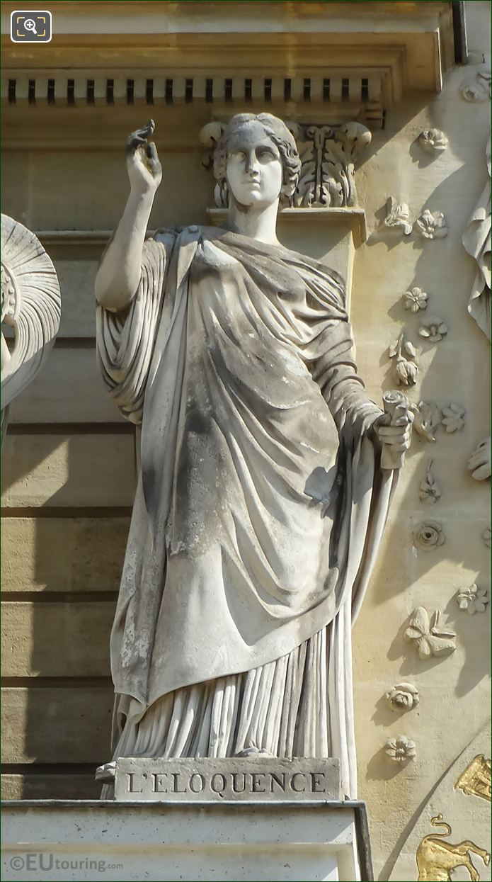 l'Eloquence statue by James Pradier