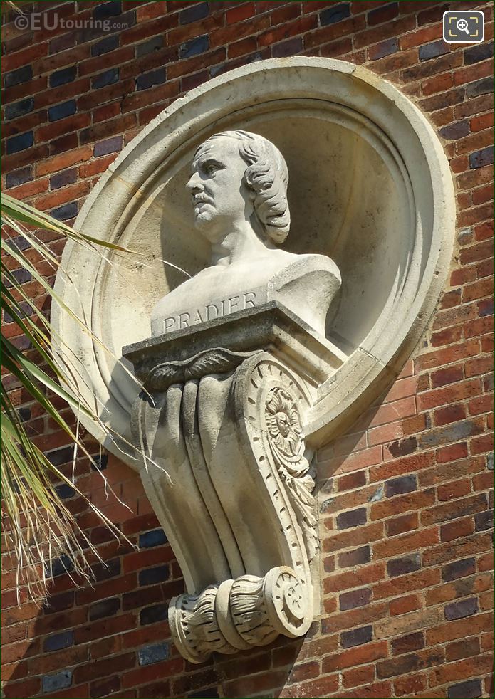 Jean Jacques Pradier bust by artist Louis Desprez