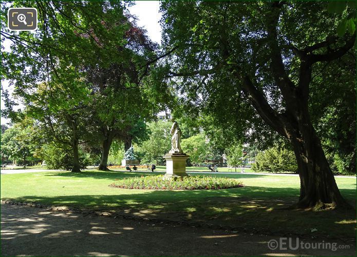 Luxembourg Gardens Michel Anguier statue l'Hiver