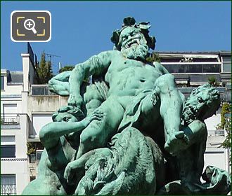 Triomphe de Silene statue in Luxembourg Gardens