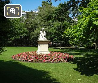 Front view of Archidamas statue