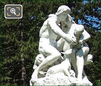 Joies de la Famille statue in Luxembourg Gardens