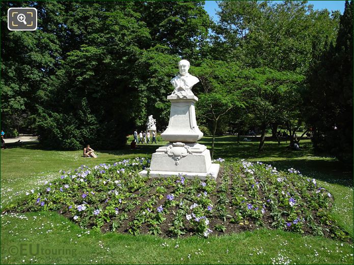 Front of Charles Augustin Sainte-Beuve monument