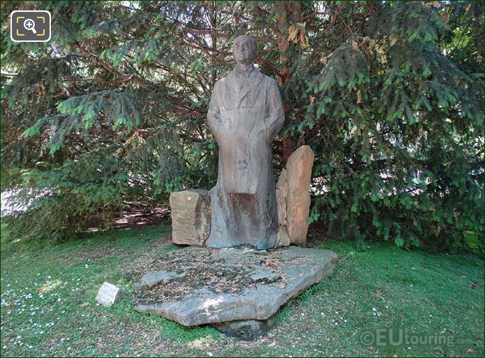 Pierre Mendes France monument in Jardin du Luxembourg