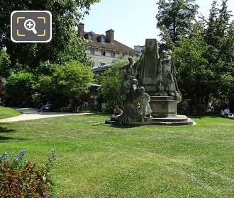 Square Claude-Nicolas Ledoux and Ludovic Trarieux monument