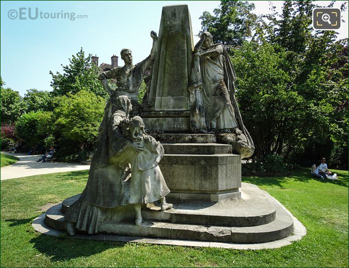 Stone monument to Ludovic Trarieux