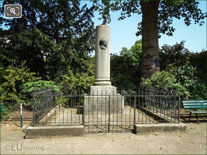 N T Charlet monument by A Charpentier