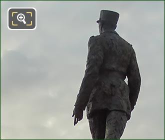 Charles de Gaulle statue at Place Clemenceau