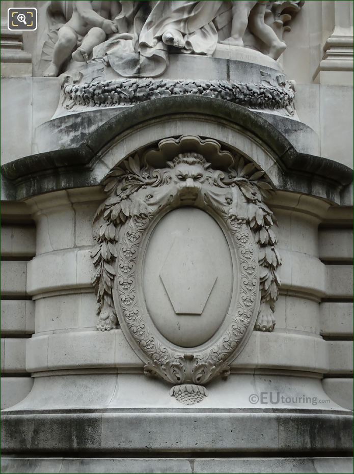 Pedestal of the Plastic Arts sculpture