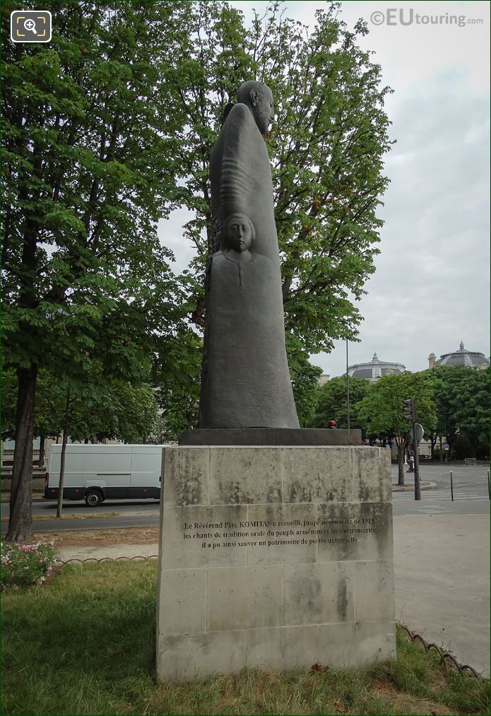 Monument to Komitas south side