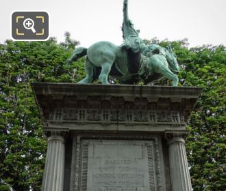 Lafayette monument south side