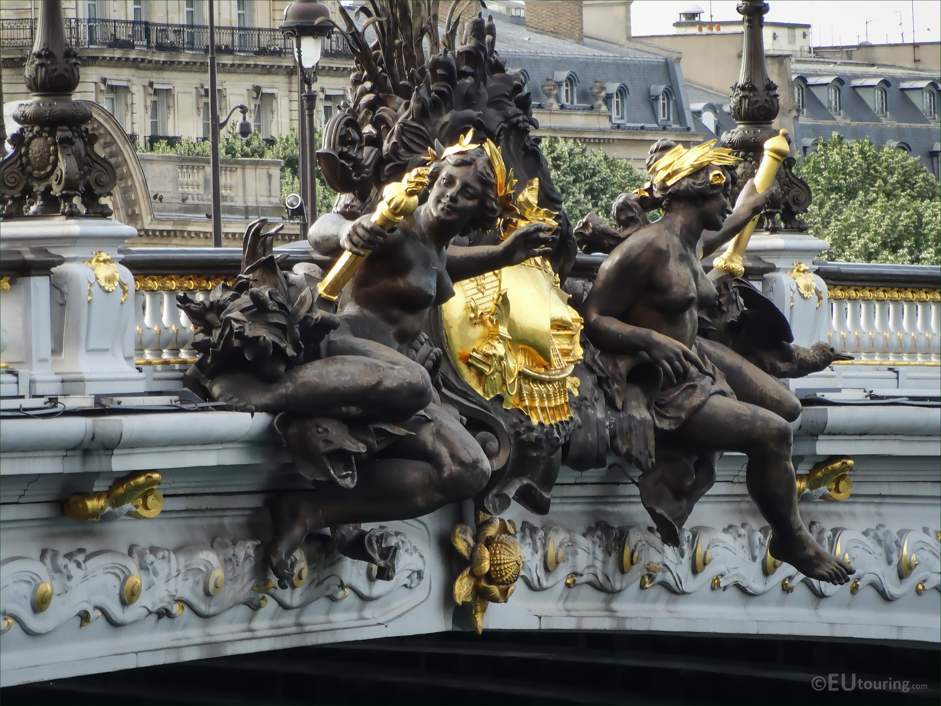 Pont Alexandre Iii Bridge Statues