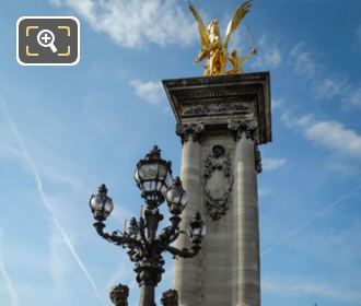 Renommee du Commerce statue on Pont Alexandre III