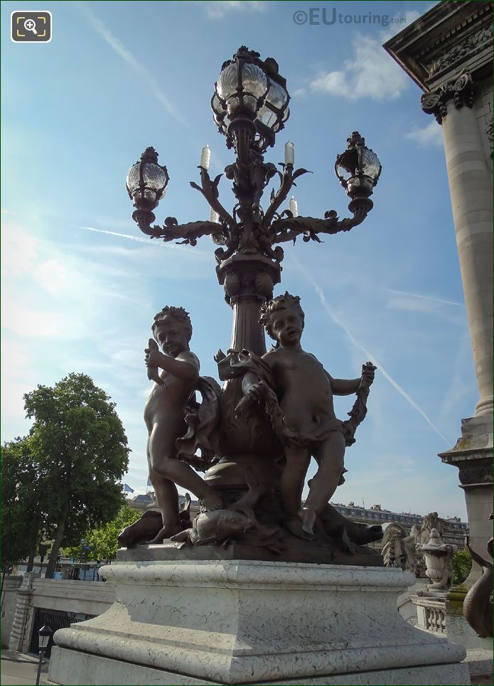 Pont Alexandre III south east lamp post